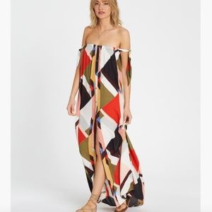 Billabong Rainbow Gate Maxi Dress S